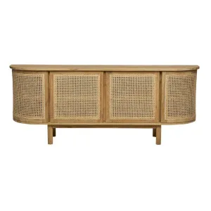 Willow Curve Buffet - Natural Teak by GlobeWest, a Sideboards, Buffets & Trolleys for sale on Style Sourcebook