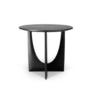 Ethnicraft Geometric Side Table - Black Oak by Ethnicraft, a Side Table for sale on Style Sourcebook