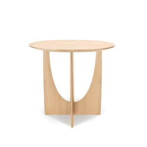 Ethnicraft Geometric Side Table - Oak by Ethnicraft, a Side Table for sale on Style Sourcebook