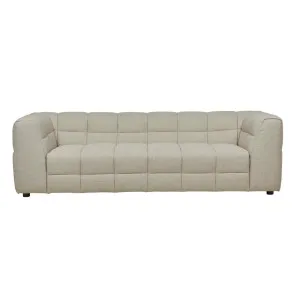 Vittoria Olive 3 Seater Sofa - Buttermilk Tweed by GlobeWest, a Sofas for sale on Style Sourcebook