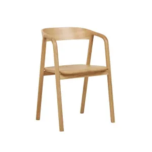 Tolv Inlay Dining Arm Chair - Light Oak by Tolv, a Chairs for sale on Style Sourcebook