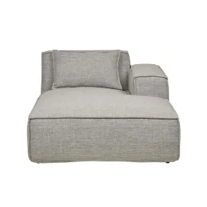 Felix Block Right Chaise - Cement by GlobeWest, a Sofas for sale on Style Sourcebook