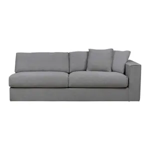 Juno Ari Left Chaise - Thunder Grey by GlobeWest, a Sofas for sale on Style Sourcebook