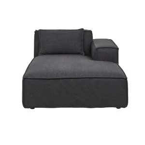 Felix Block 3 Seater Left Arm - Coal by GlobeWest, a Sofas for sale on Style Sourcebook