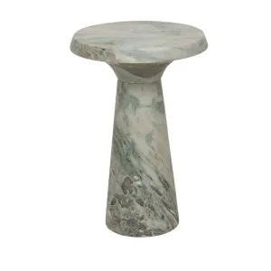 Rufus Contour Side Table - Onyx Marble by GlobeWest, a Side Table for sale on Style Sourcebook