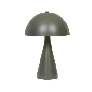 Easton Dome Table Lamp - Olive Green by GlobeWest, a Table & Bedside Lamps for sale on Style Sourcebook