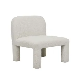 Hugo Arc Occasional Chair - Oat Boucle by GlobeWest, a Chairs for sale on Style Sourcebook