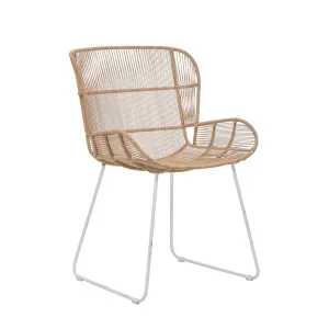 Granada Butterfly Dining Chair - NATURAL - White by GlobeWest, a Outdoor Chairs for sale on Style Sourcebook