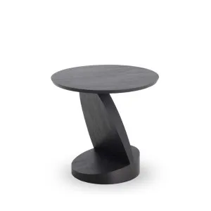 Ethnicraft Oblic Side Table - Black by Ethnicraft, a Side Table for sale on Style Sourcebook