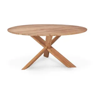 Ethnicraft Outdoor Circle Dining Table - Teak by Ethnicraft, a Tables for sale on Style Sourcebook