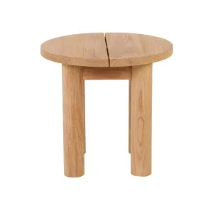 Cannes Side Table - Natural Teak by GlobeWest, a Tables for sale on Style Sourcebook