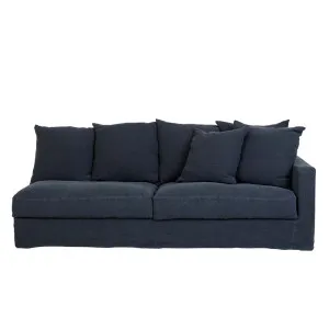 Sketch Sloopy 3 Seater Left Arm Sofa - Ink Linen by Sketch, a Sofas for sale on Style Sourcebook