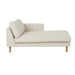 Sketch Base 2 Seater Left Arm Sofa - Oatmeal - Light Oak by Sketch, a Sofas for sale on Style Sourcebook