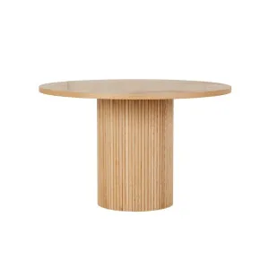 Benjamin Ripple Round Dining Tables - Natural Ash by GlobeWest, a Dining Tables for sale on Style Sourcebook