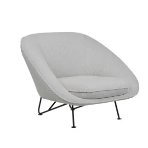 Tolv Portobello Metal Sofa Chair - Frost - Black by Sketch, a Chairs for sale on Style Sourcebook