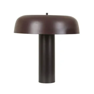 Easton Canopy Table Lamp - Burgundy by GlobeWest, a Table & Bedside Lamps for sale on Style Sourcebook