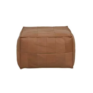 Sketch Tanbo Ottoman - Camel Leather by Sketch, a Ottomans for sale on Style Sourcebook