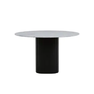 Sketch Tathra Dining Table - White Marble - Black Onyx by Sketch, a Dining Tables for sale on Style Sourcebook