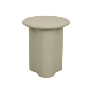 Artie Wave Side Table - Putty by GlobeWest, a Side Table for sale on Style Sourcebook