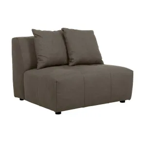 Sidney Slouch 2 Seater Left Arm Sofa - Cinder Grey by GlobeWest, a Sofas for sale on Style Sourcebook