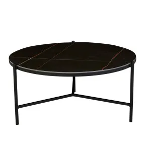 Aruba Resort Ceramic Coffee Tables - Black Ceramic - Black by GlobeWest, a Tables for sale on Style Sourcebook