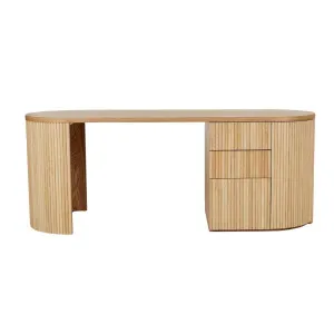 Benjamin Ripple Grand Desk - Natural Ash by GlobeWest, a Desks for sale on Style Sourcebook