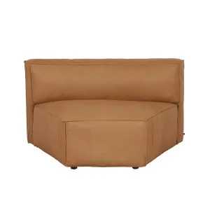 Sketch Baker Left Chaise - Camel Leather by Sketch, a Sofas for sale on Style Sourcebook