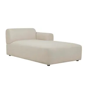 Juno Boulder Right Chaise Sofa - Oat Weave by GlobeWest, a Sofas for sale on Style Sourcebook