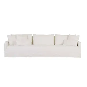 Sidney Slip 4 Seater Sofa - Milk by GlobeWest, a Sofas for sale on Style Sourcebook