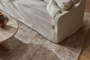 Tepih Ari Rugs - Ecru by GlobeWest, a Contemporary Rugs for sale on Style Sourcebook