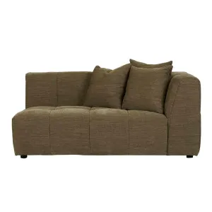 Sidney Slouch 2 Seater Right Arm Sofa - Copeland Olive by GlobeWest, a Sofas for sale on Style Sourcebook