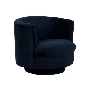 Kennedy Wrap Occasional Chair - Navy by GlobeWest, a Chairs for sale on Style Sourcebook