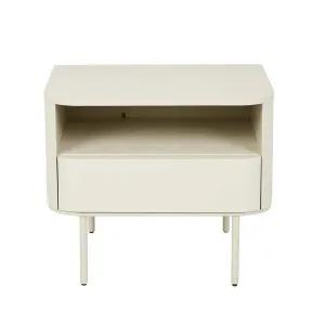 Orson Round Bedside - Putty - Putty by GlobeWest, a Bedside Tables for sale on Style Sourcebook