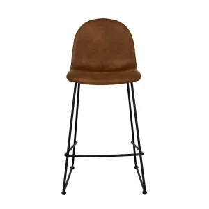 Smith Barstool - Tan - Black Metal by GlobeWest, a Bar Stools for sale on Style Sourcebook