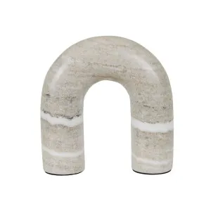 Rufus Arch Sculpture - Oat Marble by GlobeWest, a Statues & Ornaments for sale on Style Sourcebook