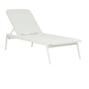 Portsea Classic Sunbed - White - White by GlobeWest, a Outdoor Sunbeds & Daybeds for sale on Style Sourcebook