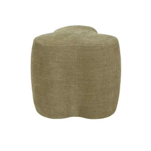 Petal Ottoman - Copeland Olive by GlobeWest, a Ottomans for sale on Style Sourcebook