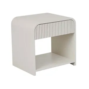 Chloe Channel Bedside - Bone by GlobeWest, a Bedside Tables for sale on Style Sourcebook