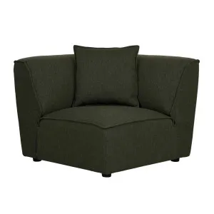 Felix Round 2 Seater Left Arm - Green Tweed by GlobeWest, a Sofas for sale on Style Sourcebook