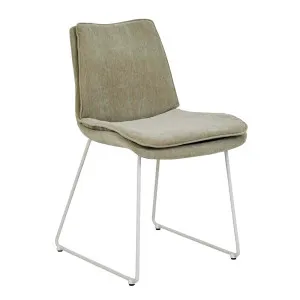 Chase Dining Chair - Pistachio - White by GlobeWest, a Chairs for sale on Style Sourcebook