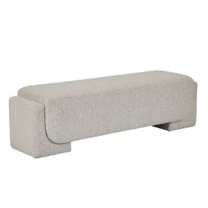 Curva Bench Seat - Oat Sherpa by GlobeWest, a Ottomans for sale on Style Sourcebook