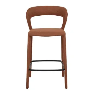 Jessica Barstool - Burnt Orange - Black Metal by GlobeWest, a Bar Stools for sale on Style Sourcebook