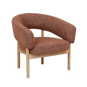 Jenson Occasional Chair - Cinnamon Speckle - Natural Ash by GlobeWest, a Chairs for sale on Style Sourcebook