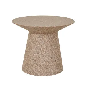 Livorno Round Side Table - Terracotta Speckle by GlobeWest, a Tables for sale on Style Sourcebook