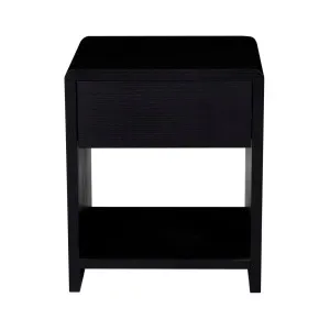 Chloe Bedside - Black Oak by GlobeWest, a Bedside Tables for sale on Style Sourcebook