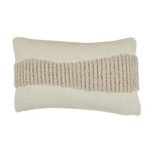 Juniper Wave Cushion - Ivory by GlobeWest, a Cushions, Decorative Pillows for sale on Style Sourcebook