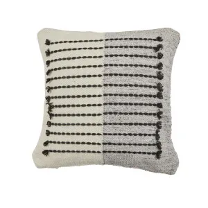 Juniper Linear Cushion - Black/Natural by GlobeWest, a Cushions, Decorative Pillows for sale on Style Sourcebook