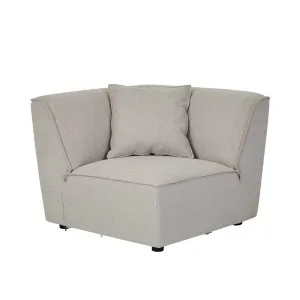 Felix Round 2 Seater Left Arm - Birch Weave by GlobeWest, a Sofas for sale on Style Sourcebook