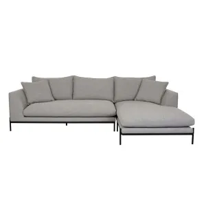 Airlie Frame Right Chaise Sofa Set - Eames Steel - Black Metal by GlobeWest, a Sofas for sale on Style Sourcebook