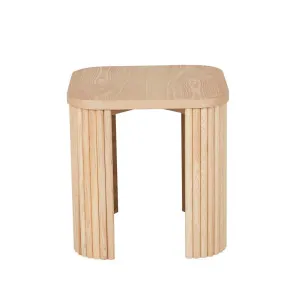 Benjamin Ripple Side Table - Natural Ash by GlobeWest, a Side Table for sale on Style Sourcebook